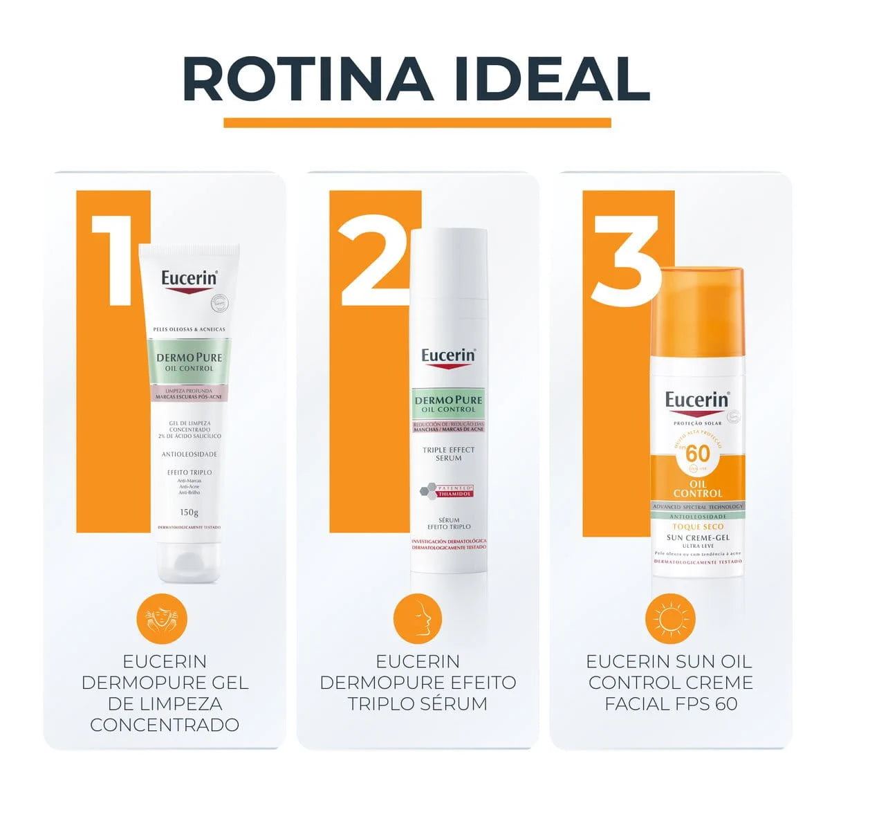 Eucerin Sun Oil Control Gel Creme Facial FPS 60 50ml - Image 3